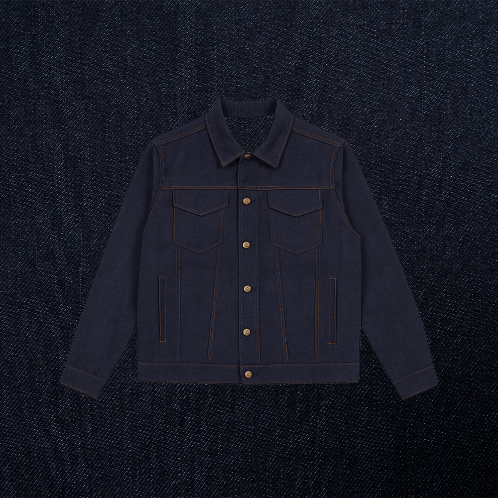 Jeans Jacke DIY Kit | 2.5m Heavy Denim Stoff & Schnittmuster XXS-2XL