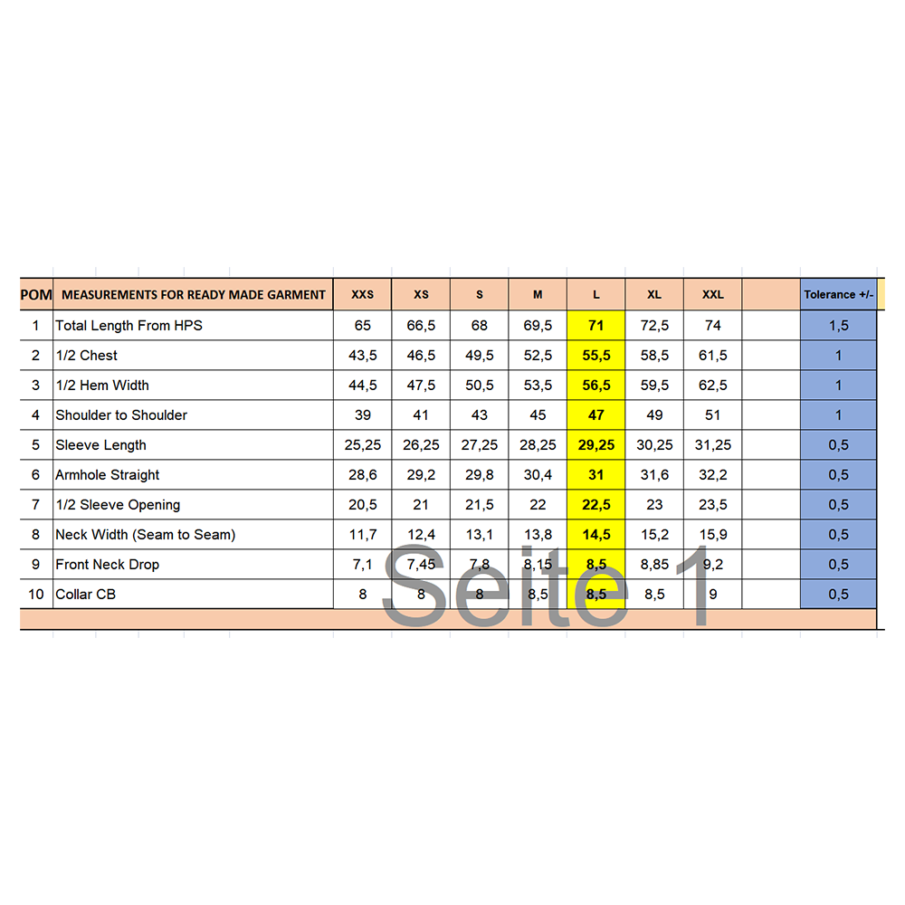PDF Schnittmuster Oversize Hemd XXS-2XL | A4, A0 & US-Letter