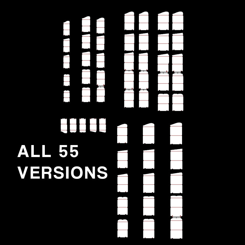 PDF Schnittmuster Tablet & Laptop Case/Tasche | 55 Varianten in DIN A4 & US-Letter