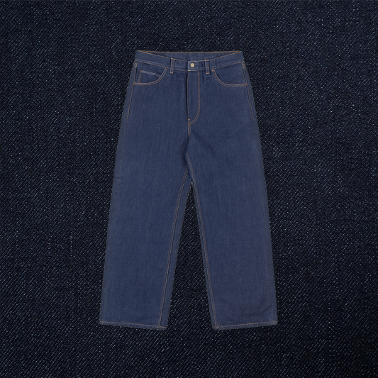 Baggy Jeans DIY Kit | 2.5m Heavy Denim Stoff & Schnittmuster