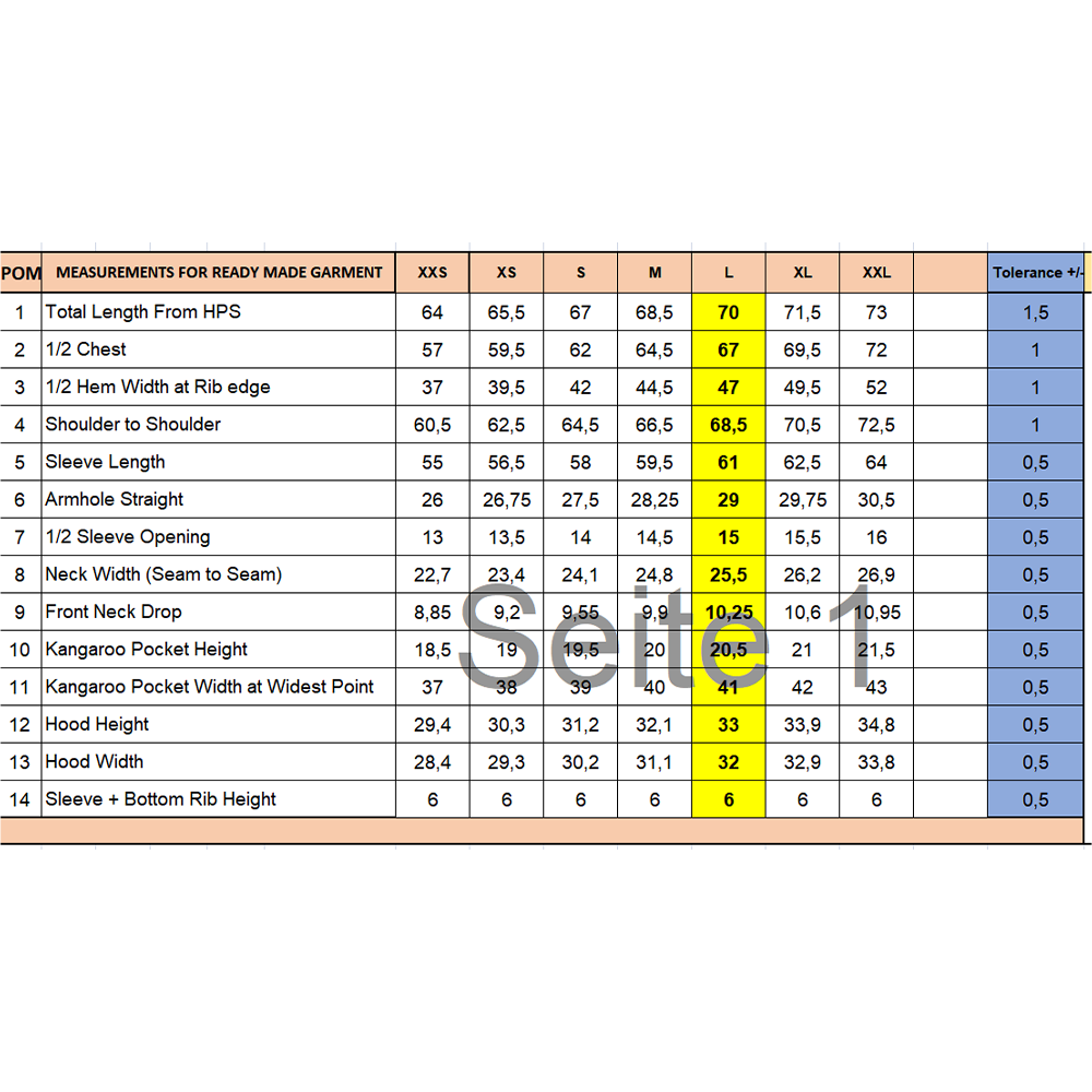 PDF Schnittmuster Zip Hoodie "Cody" XXS-2XL | A4, A0 & US-Letter